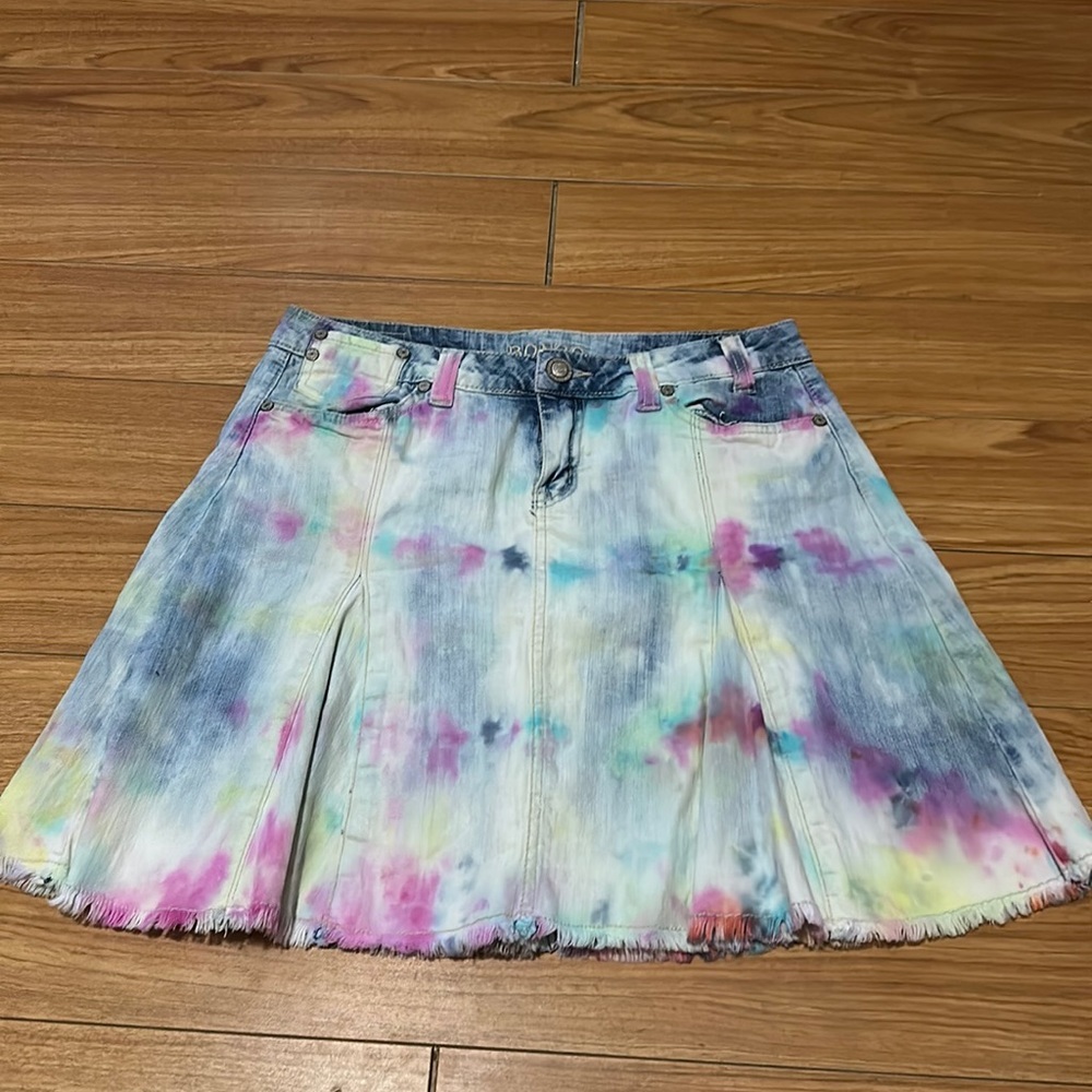 Bongo Tie Dye Jean Skirt